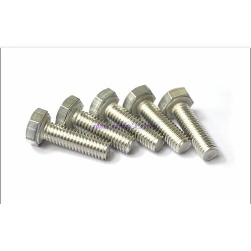 Metric Thread M4 304 Stainless Steel Outside Hex Head Cap Screw Bolt Brand New
