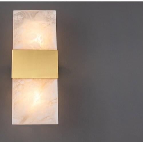 Marble wall lamp living room background wall bedroom bedside hotel restaurant aisle model room