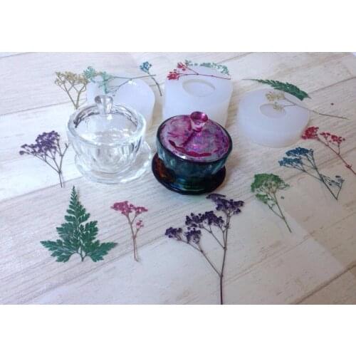 3pcs Clear Silicone DIY Tea Bowl Set shape Mold For Epoxy Resin Jewelry Making Craft Tools resin molds for jewelry