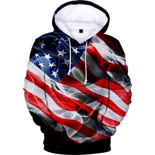 Sidno New Fashion Independence Day 3D Hoodies Men/Women Popular Casual Unisex Hoodie Fourth Of July Sweatshirts Pullover Top