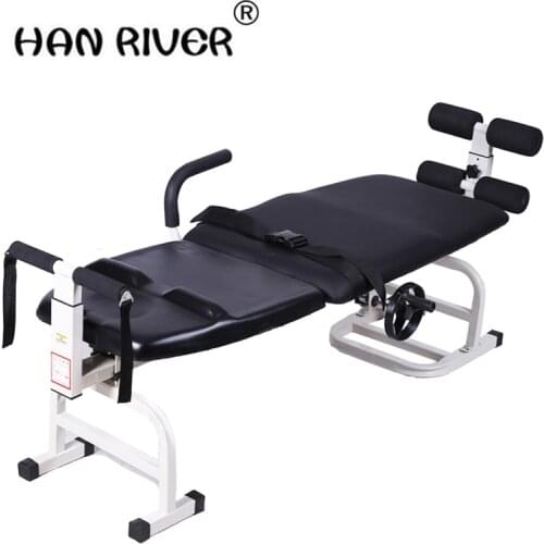 Ease back pain with lumbar tractor neck lumbar traction bed body protruding stretcher Spine Support Belt Bandage Leg Corrector