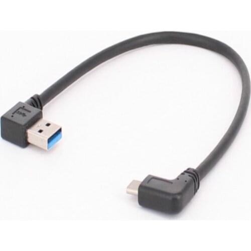 90 Degree Type C to USB 3.0 Right Angle Male Converter Data Sync Charging cable