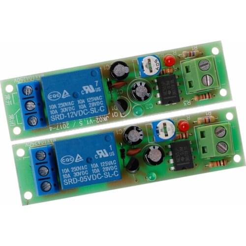 NE555 Relay DC 12V Timer Adjustable Delay Turn Off ON Switch Time Relay Module New 2018