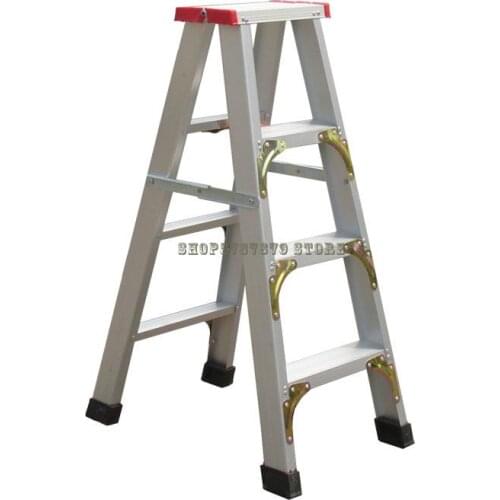 Lead Alloy Miter Ladder Household Thickening Simple Ladder Folding Small 5-step Compact Multi-functional Portable Three-step Alu