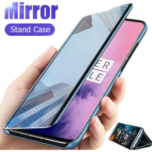 Smart Flip Mirror Case For Redmi Note 10 10S 9S 9T K40 Pro Cases Stand Leather Back Cover for For Xiaomi POCO X3 GT NFC F3 M3