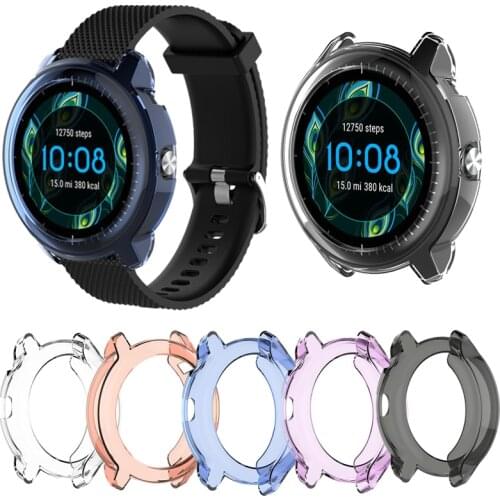 Protective Case for Garmin Vivoactive 3 Music Soft TPU Cover Slim Smart Watch Shell Screen Transparent Case For Vivoactive 3