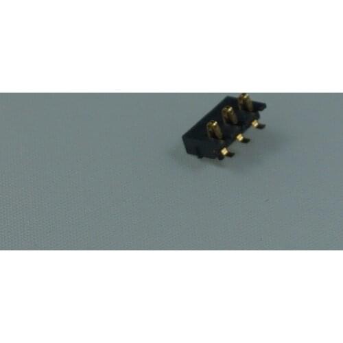 10pcs Spring Battery Connector 3 Pins 2.5mm pitch 0.5A 50V rating with locators reflow solderable