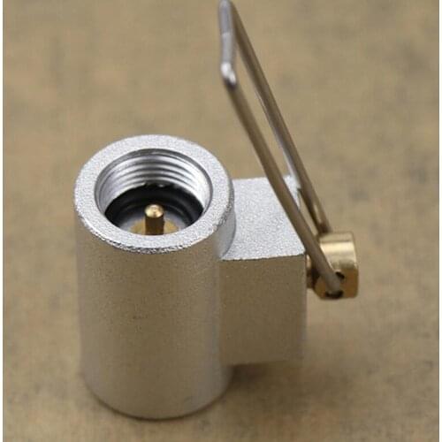 Outdoor Camping Stove Refill Adapter Flat Gas Adapter Valve Canister Gas Convertor Shifter Cylinder Refill Adapter