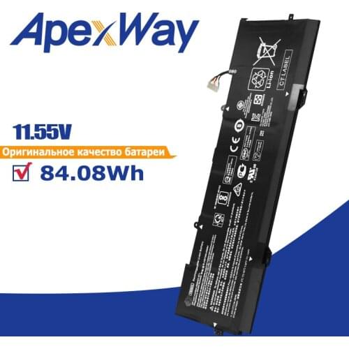 Apexway YB06XL Laptop Battery for HP Spectre x360 15 2018 15-CH HSTNN-DB8V YB06084XL HSTNN-DB8H TPN-Q200 928427-271 926372-855
