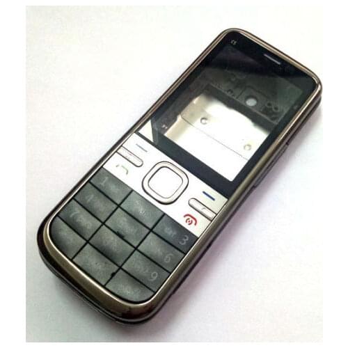 White Gray Housing Cover Battery Door Case Keypad Keyboard for Nokia C5 C5-00 with Open Tools