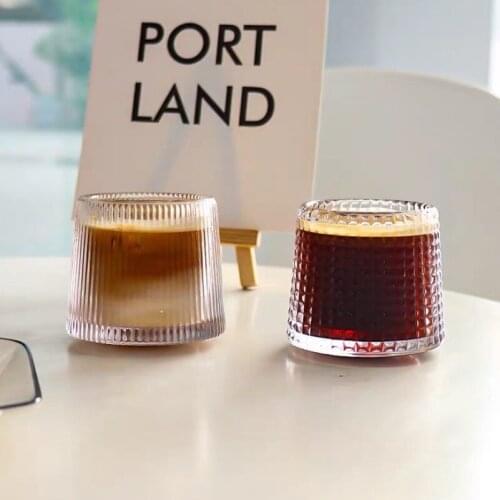 Latte Cup Ice Coffee Mug Drink Cocktail Drinking Embossed Terrarium Wine Glass Water Bottle Dubbelwandige Glazen