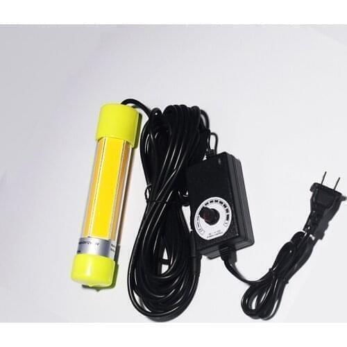20W COB dimmable DC/AC voltage input LED underwater fishing lighting for night fishing