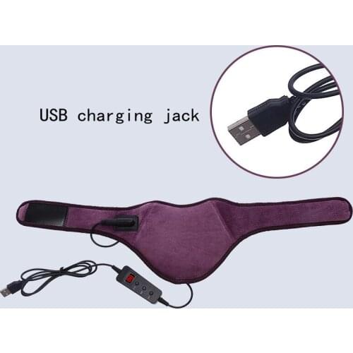USB Electronic Heating Moxibustion Neck Belt Massage Band Promote Blood Circulation Improve Fatigue Cervical vertebra Health
