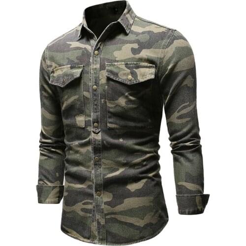 Мужские джинсовые рубашки ICCLEK China At AliExpress