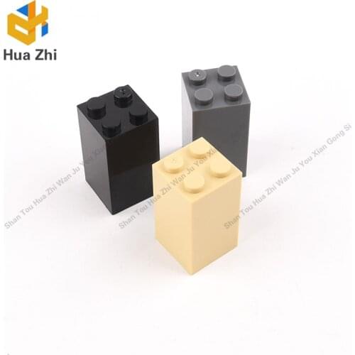 Building Blocks Parts 30145 10PCS Brick 2 x 2 x 3 LEGOING MOCS Education