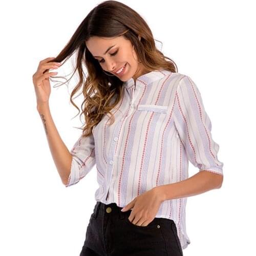 LEOSOXS Women's Striped Shirts