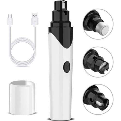 Dog Nail Clippers Painless Electric Pet Nail Grinder Grooming Trimmer USB Rechargeable Cat Paws Nail Cutter