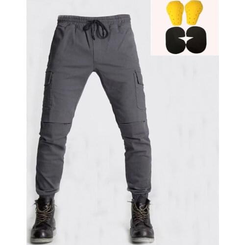 2019 Men Motorcycle Pants KTM Downhill Motocross Pants For Motocross Moto Jeans With Knee Pad Riding Trousers Moletom