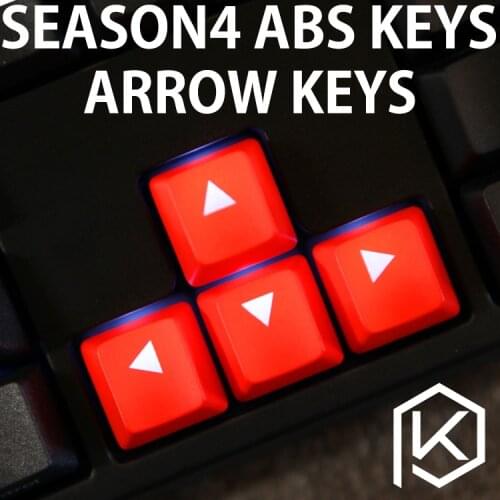 Novelty Shine Through Keycaps ABS Etched, light,Shine-Through arrowkey black red custom mechanical keyboards light oem profile