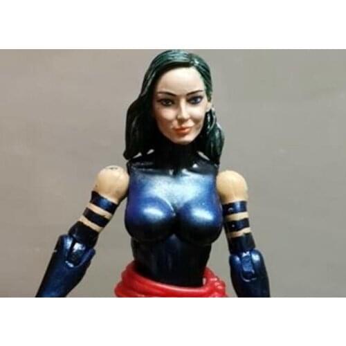 Painted 1/18 Scale Polaris Head Sculpt Fit 3.75" Figure No Body