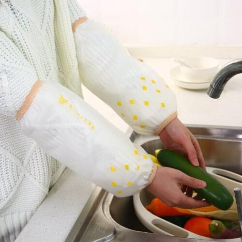 Simple Waterproof Arm Oversleeve Cute Sleeve For Household Use Antifouling Home Cleaning Kitchen Oversleeve Long Arm Sleeves