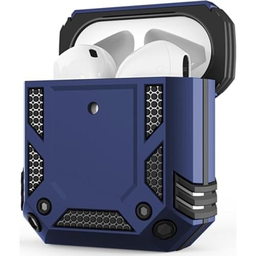 Luxury Earphone Case for AirPods Case Silicon Armor Shockproof Headphone Cover for Apple Air Pods 2 Earbuds Case Accessories Box