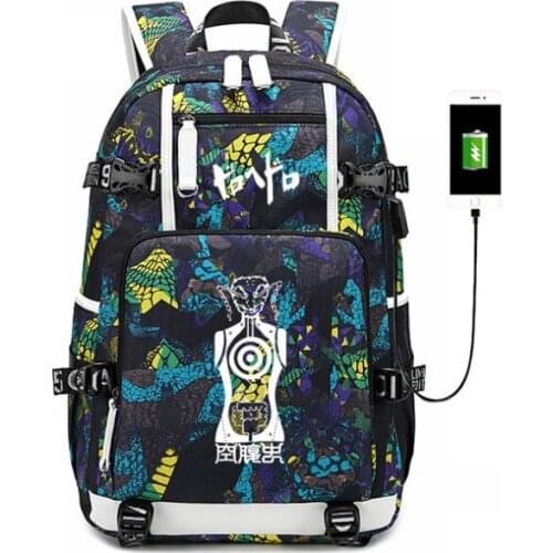 Anime Dorohedoro Backpack hero Cosplay Oxford Bag Schoolbag student Travel Laptop Mochilas