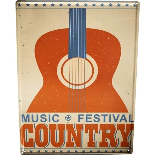 SINCE 2004 tin Sign Holiday Travel Agency Country Music Festival
