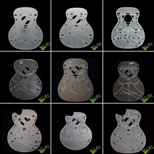 Folk guitar template Acrylic guitar model guitar beam position molded guitar mold template