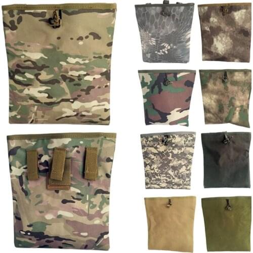 Tactical Nylon Magazine Drop Pouch Recycling Bag Mag Dump Pouch Sundries Drop Pouch Airsoft Military Gear