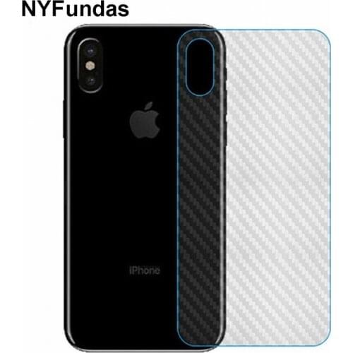 Carbon Fiber Protector Back Film Sticker for Apple iPhone 11 Pro X XR XS Max 8 Plus 7 6 6S 5 5S SE 2020 iPhone8 5SE 4 Decoration