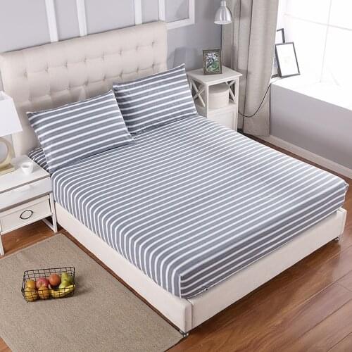 Earthing Fitted Sheet Grounding sheet EMF protection Conductive With 2 pillow cases anti-static better sleep large stripe color