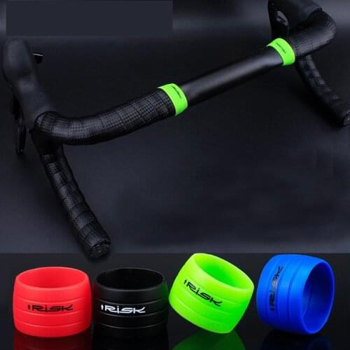 1 Pair Bike Silicone Plug Rubber Anti-Skip Road Bike Plugs For Bar Tape Waterproof Wear Resistant