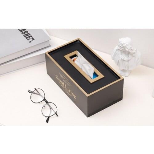 1PC Nordic Wooden Living Room Dining Room Decoration Ornaments Simple Wood Tissue Box Home Storage Organization JL 235