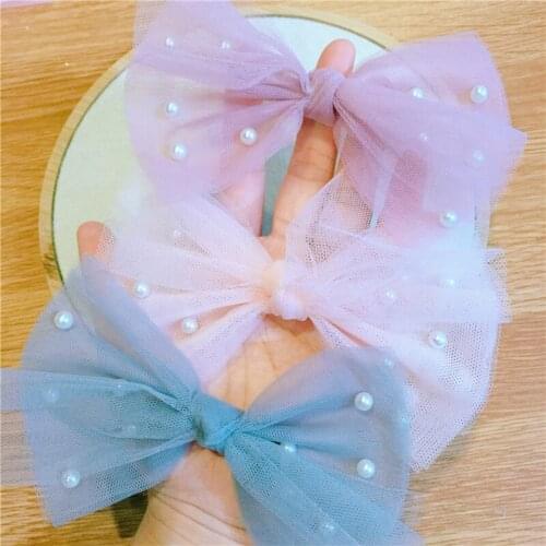 12cm 5pcs/lot shiny lace bow DIY Hat socks and clothes Appliques Satin Bow Appliques Craft DIY Childrens hair clips