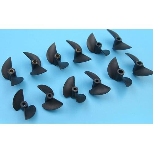4PCS 30mm 32mm 40mm 42mm 2-blade Propeller 3.17mm 4mm 4.8mm Hole Nylon Propellers CW CCW P1.4 P1.2 Paddles for RC Boat Motors