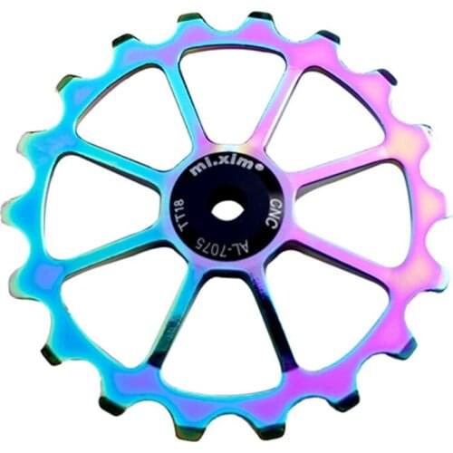 2021 Top 18T Bicycle Aluminum Alloy Jockey Wheel Ceramic Bearing Derailleur Pulley Guide