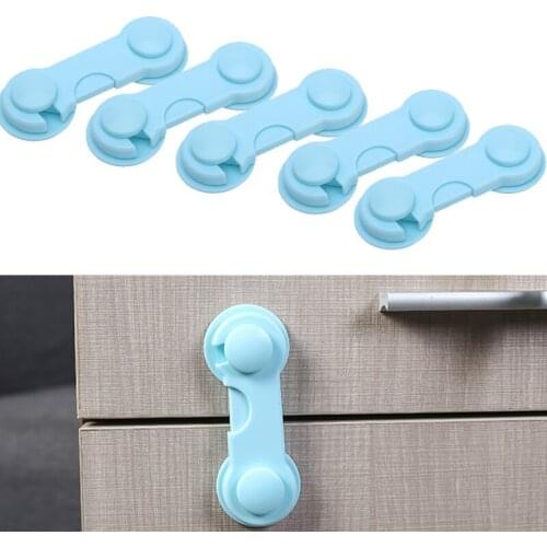 5Pcs/Lot Child Lock Protection Of Children Locking Doors For Childrens Safety Kids Plastic Lock