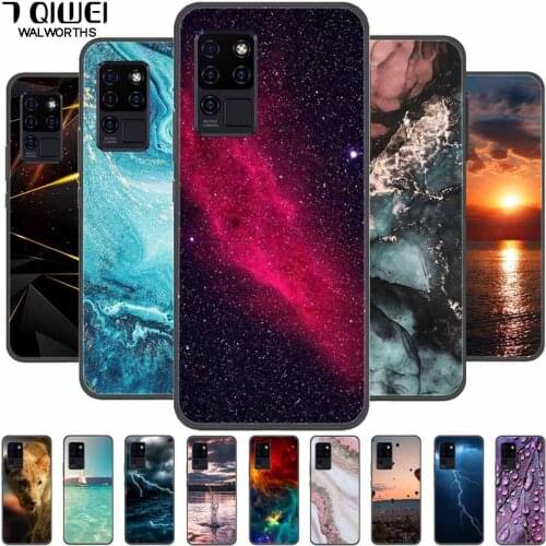 For Oukitel C21 Case Silicone Soft TPU Space Star Back Cases for Oukitel C21 Pro / C22 Phone Cover Silicone For OukitelC22 C 21
