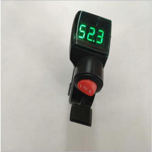12-120v Digital Voltmeter+Left/Right Thumb/Finger Shifter Throttle+3Gears/Cruise/On-Off Switch Electric Scooter Bike Parts