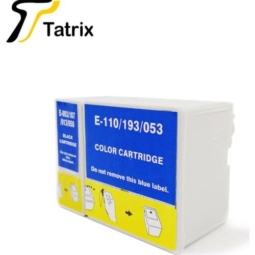 Tatrix For Epson T013 T050 T053 Compatible Ink Cartridge for Epson Stylus Photo 700 / 710/ 720/ 750/ EX2 /EX3/ IP-100 printer