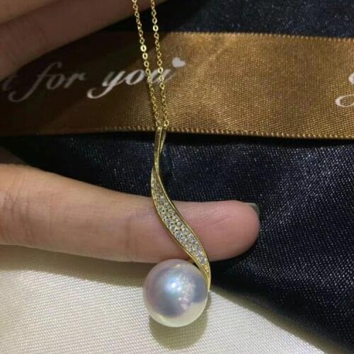 Classic Color Rainbow Design S925 Sterling Silver Pearl Pendant Jewelry Accessory S Style Pearl Pendant Fittings 3Pcs