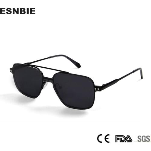 Alloy Magnet Polarized Sunglasses Men Square Optical Magnetic Clip On Sun Glasses For Women Myopia Prescription Eyeglasses