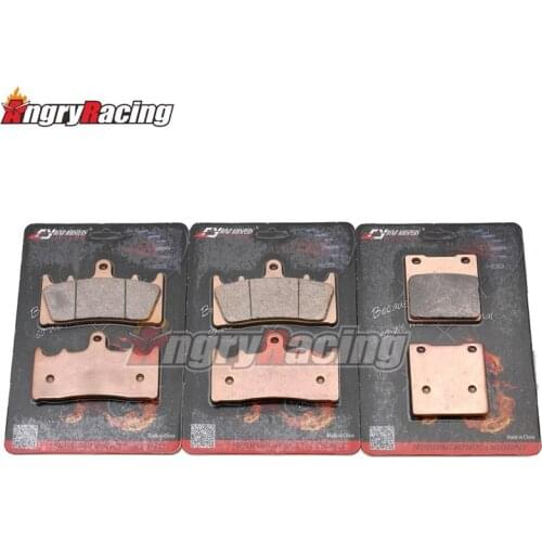 Copper sintering Front Rear Brake Pads For Suzuki GSXR 750 TL 1000 TL1000 GSXR 1100 GSF 1200 Bandit GSX1300R Hayabusa 1999-2007