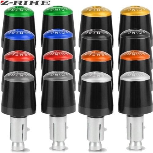 For yamaha fz6 fz1 fazer MotorbikeHand Bar Ends 22mm 7/8" Motorcycle Anti Vibration Handle Bar End Plug Grip Ends Caps