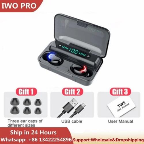 F9-5C Original Fone Bluetooth TWS Fingerprint Touch Headset HiFI Stereo In-Ear Earbuds Popsocket Wireless Earphones for Sport