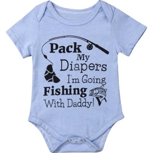 0-24M Newly Summer Newborn Baby Boy Girl Bodysuits Letter Print Short Sleeve Jumpsuit Outfit Sunsuit