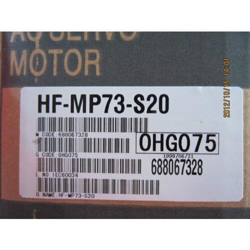 Original Japan servo motor ac 750W HF-MP73-S20