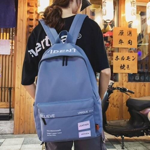 New Women Backpack Fashion Men Back Packs Waterproof Nylon Female School Bag for Teenage Girls Mochila Male Daybag Schoolbags