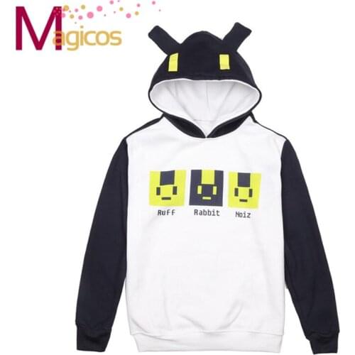 Anime DMMD Dramatical Murder Noiz Cosplay Costume Hoodie Coat Hooded Sweatshirt